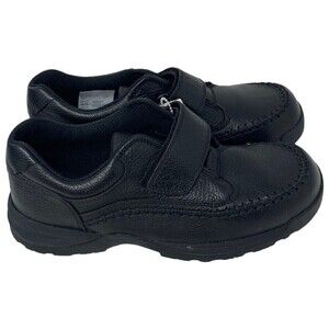 Clarks Boys Black Caribou Sneakers Size 4.5 H Leather NEW NIB